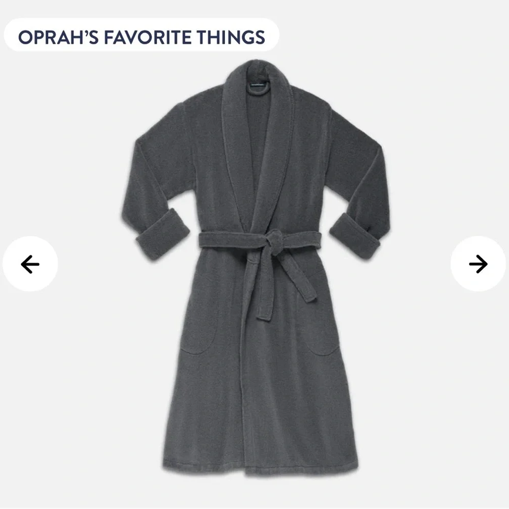 Brooklinen Gray Robe - Picture 1 of 2